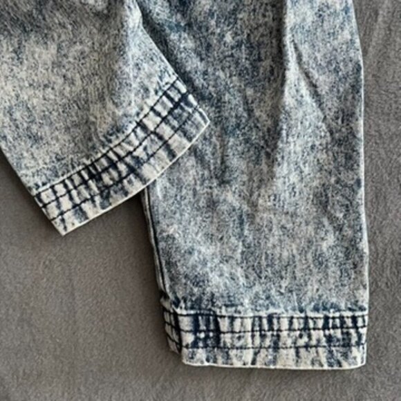 Vintage Z Cavaricci ACID WASHED Cat Eye High-rise Denim Trouser Jeans 27 (25x32) - Picture 4 of 10